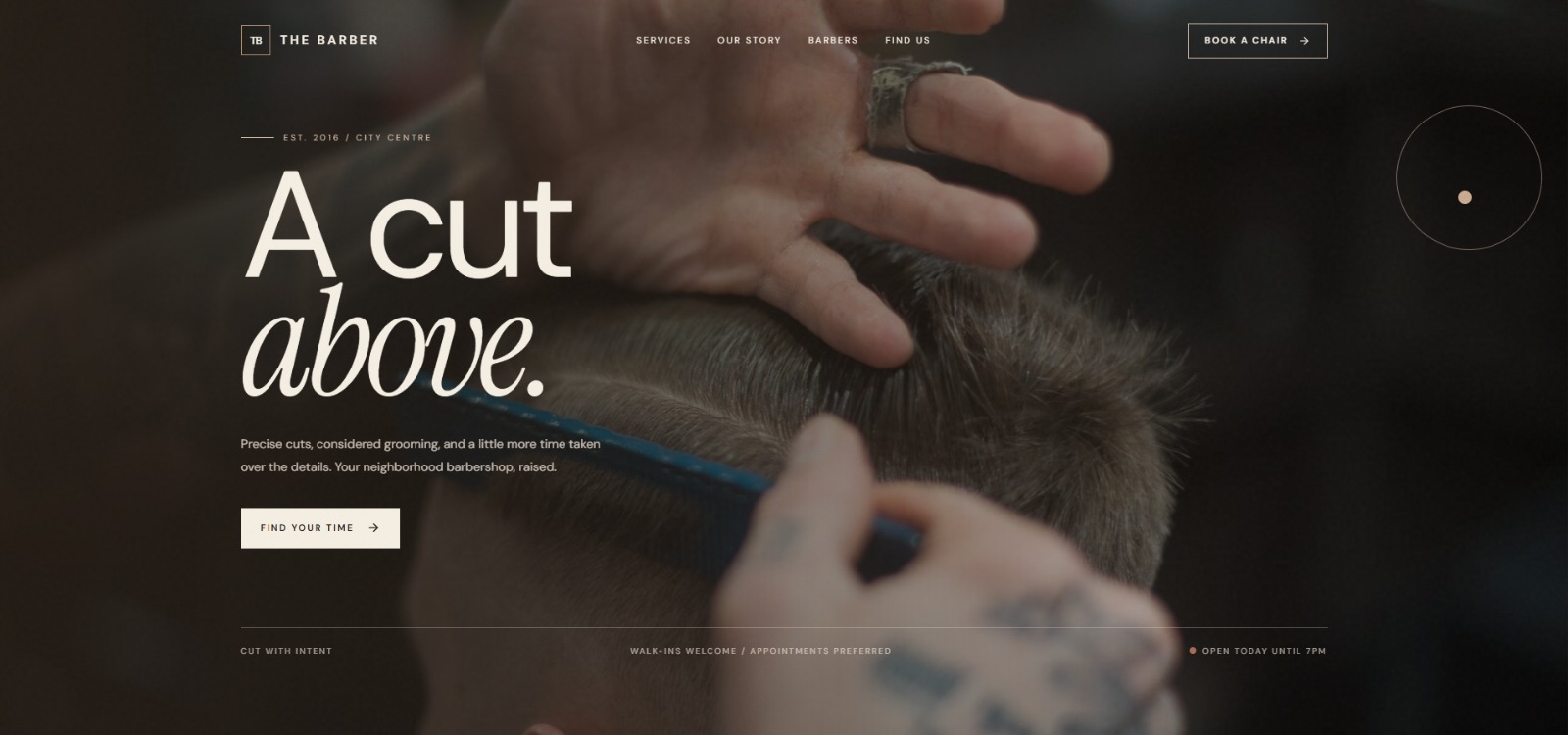 Booking website homepage concept by WebRise JO